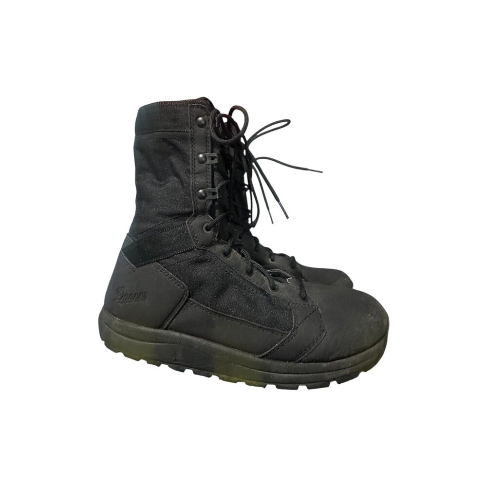 Danner 8" Tachyon Hot Military Boots Mens Size 9.5 D Black Tactical Hiking 50120